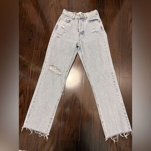 Distressed Light Wash Jeans
